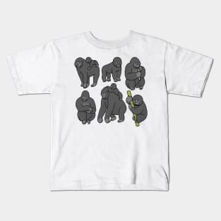 gorilla pattern Kids T-Shirt